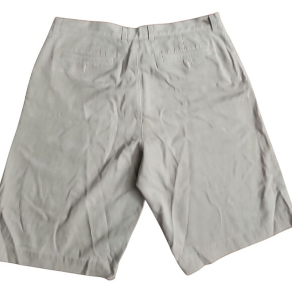 Tommy Bahama Shorts Mens 36 Gray Silk Blend Casual Flat Front Lightweight Preppy - Picture 6 of 6